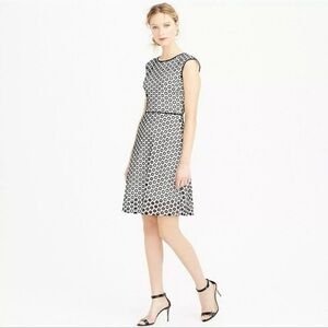 J. Crew Punched Eyelet Fit and Flare Dress